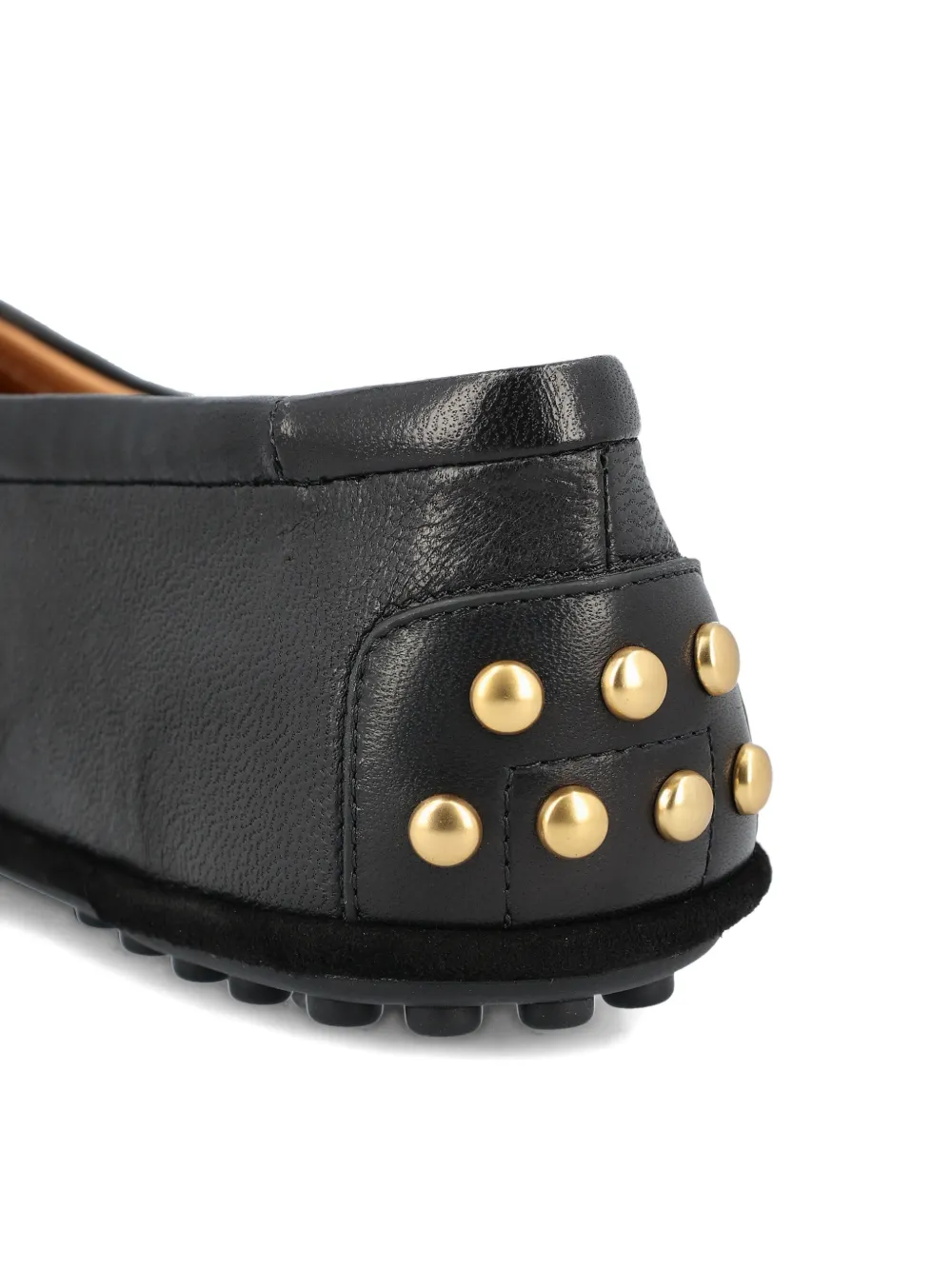 Балетки с декоративными заклёпками Tod'S, черный — фото 4
