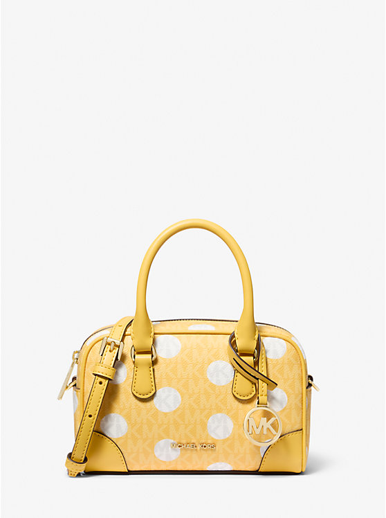 

Сумка-Портфель Thompson очень маленького размера с фирменным логотипом в горошек Michael Kors, желтый