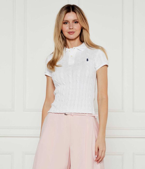 

Рубашка поло Slim fit Polo Ralph Lauren, белый