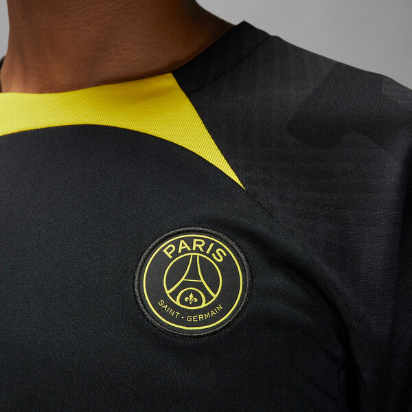 Футболка Air Jordan x Paris Saint-Germain Strike Dri-FIT Knit Soccer Top 'Black', черный — фото 4