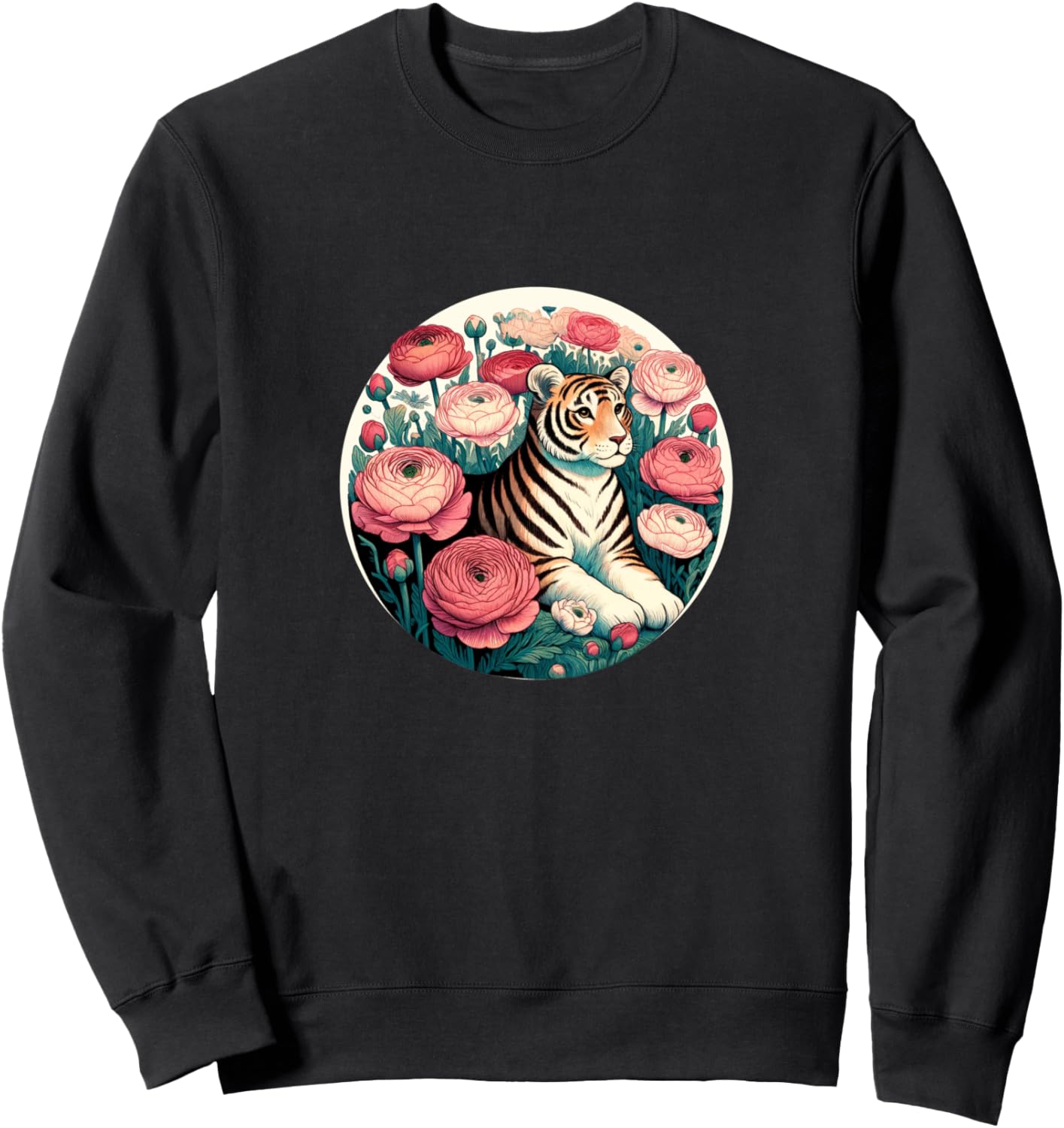 

Ретро-толстовка с изображением тигра Retro Tiger Lovers Bubb, черный