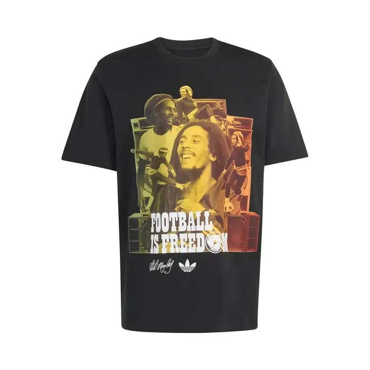 Футболка Adidas Bob Marley Originals, черный