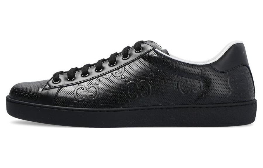 

Кроссовки GUCCI Ace Black Gg, Серый, Кроссовки GUCCI Ace Black Gg