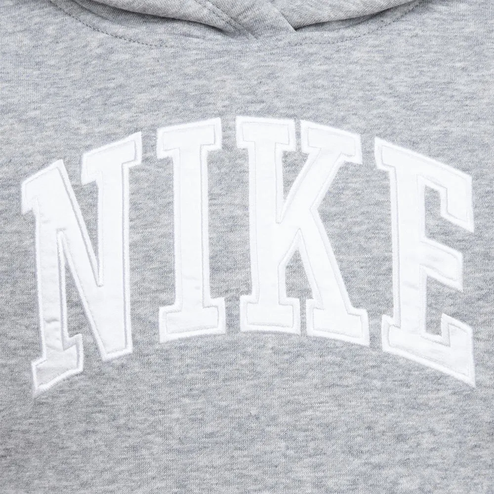 Худи Nike Club Snl Appl Fleece Po, серый — фото 4