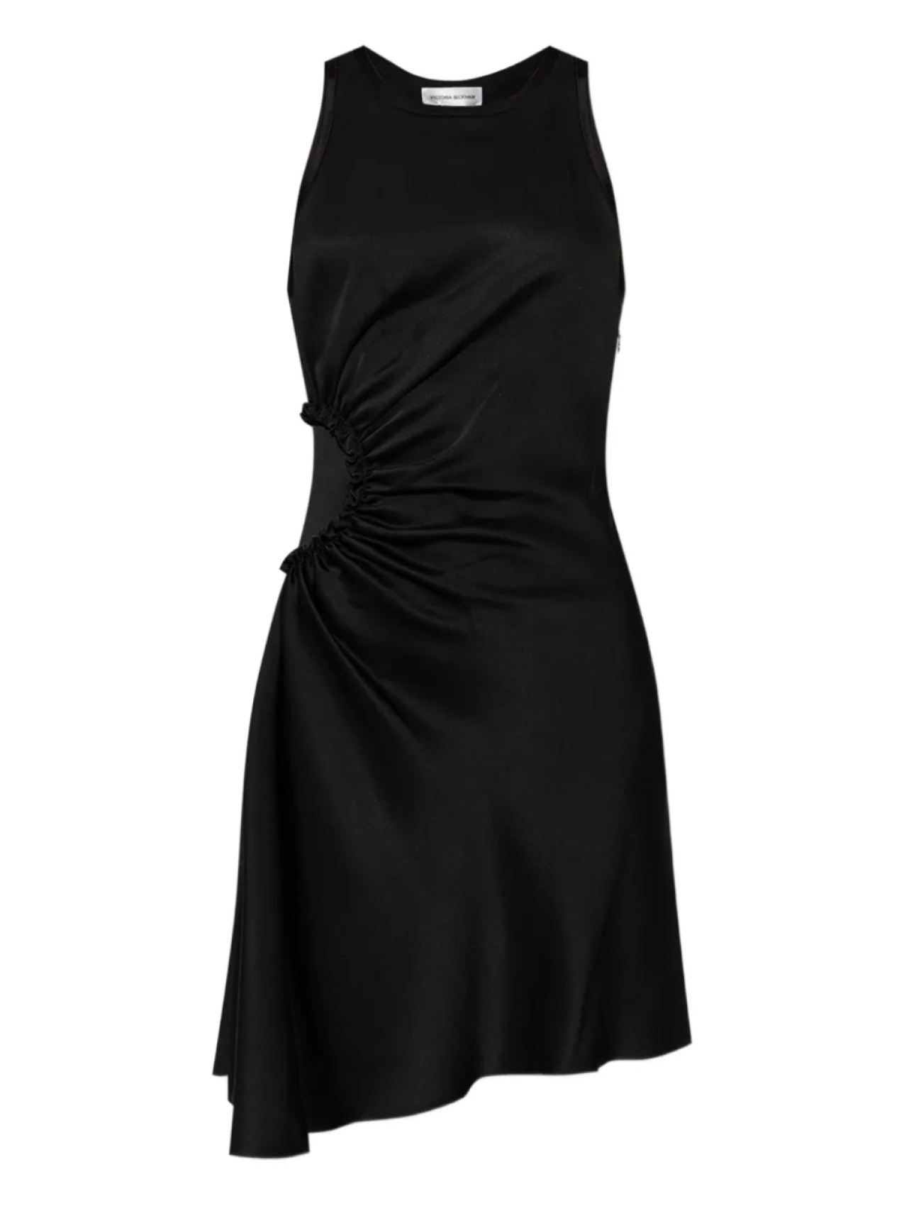 

Мини-платье со сборками Victoria Beckham, черный