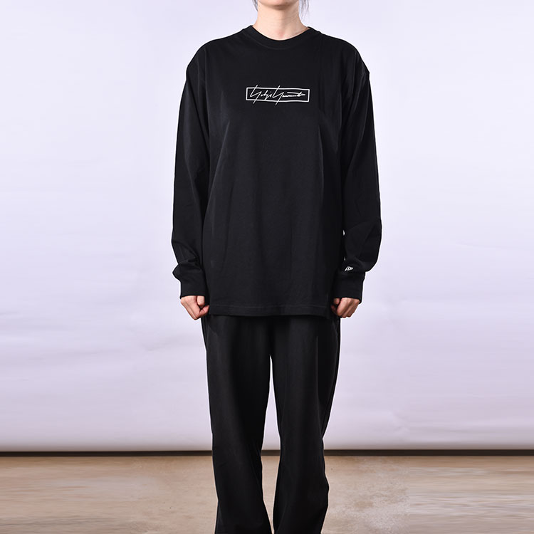 Yohji Yamamoto Футболка Women's Black Crew Neck Moderate Straight Fit — фото 3