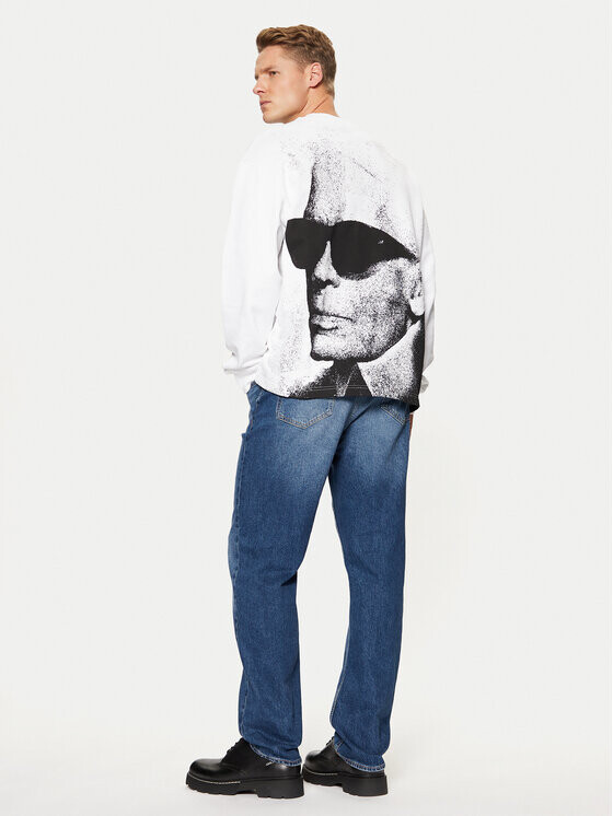 

Толстовка свободного кроя Karl Lagerfeld Jeans, белый