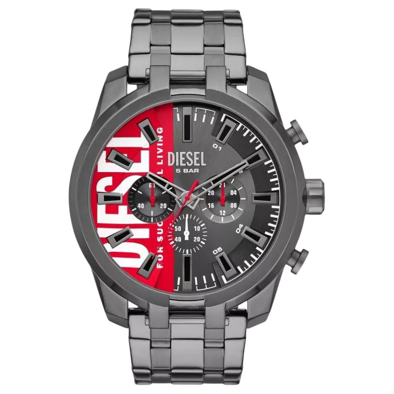 

DIESEL Мужские часы кварцевый механизм ремешок из нержавеющей стали серый циферблат 51 мм
