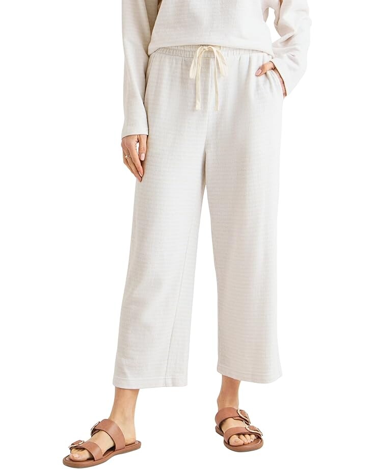 

Брюки Splendid Bisous Crop Pant, цвет White Sand/White