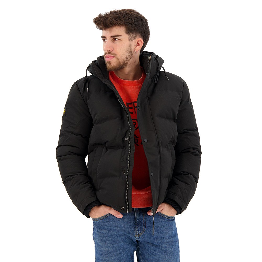 

Куртка Superdry Everest Short Puffer, черный