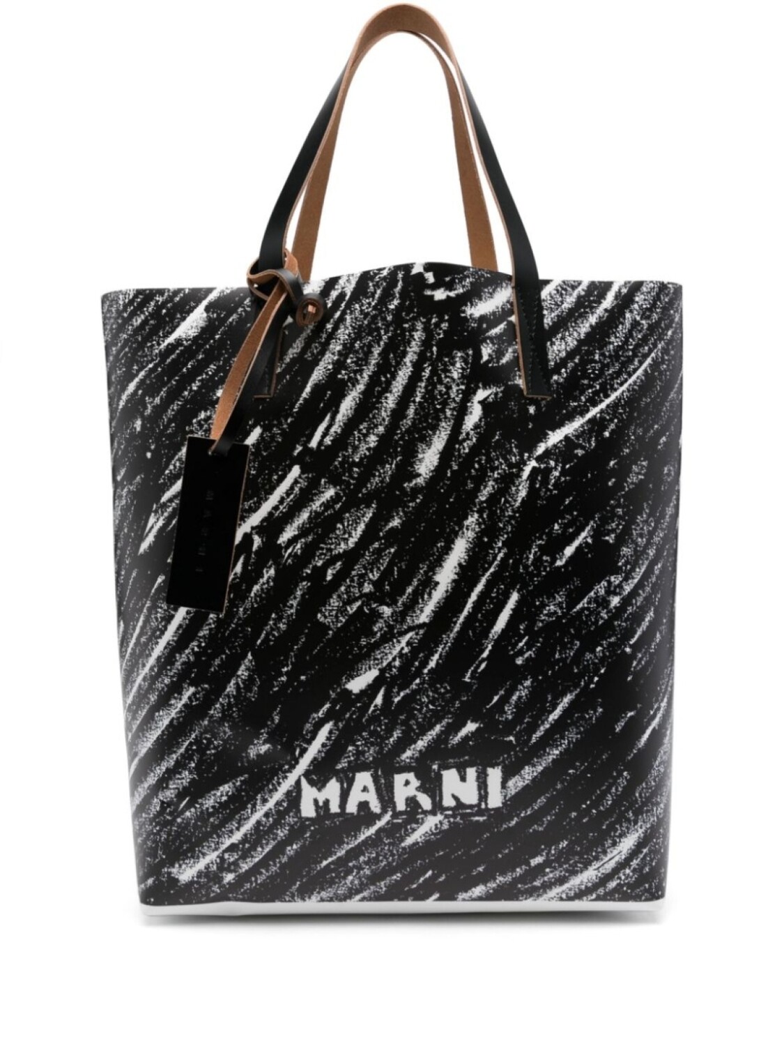 

Marni сумка-тоут с логотипом, черный