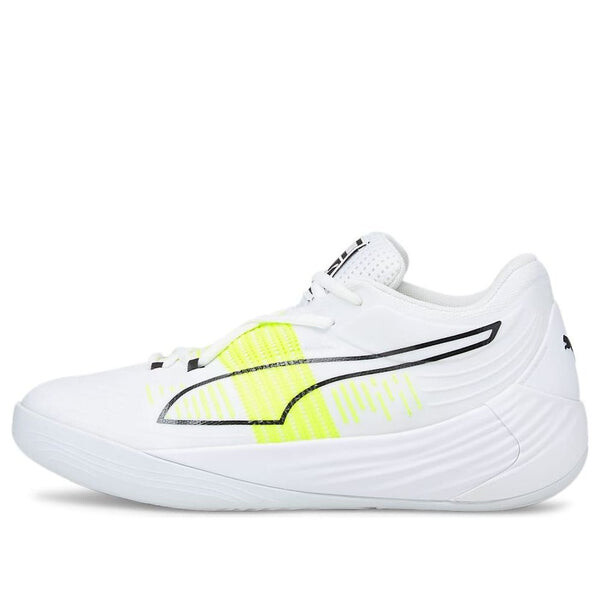 

Кроссовки fusion nitro 'white neon yellow' Puma, белый