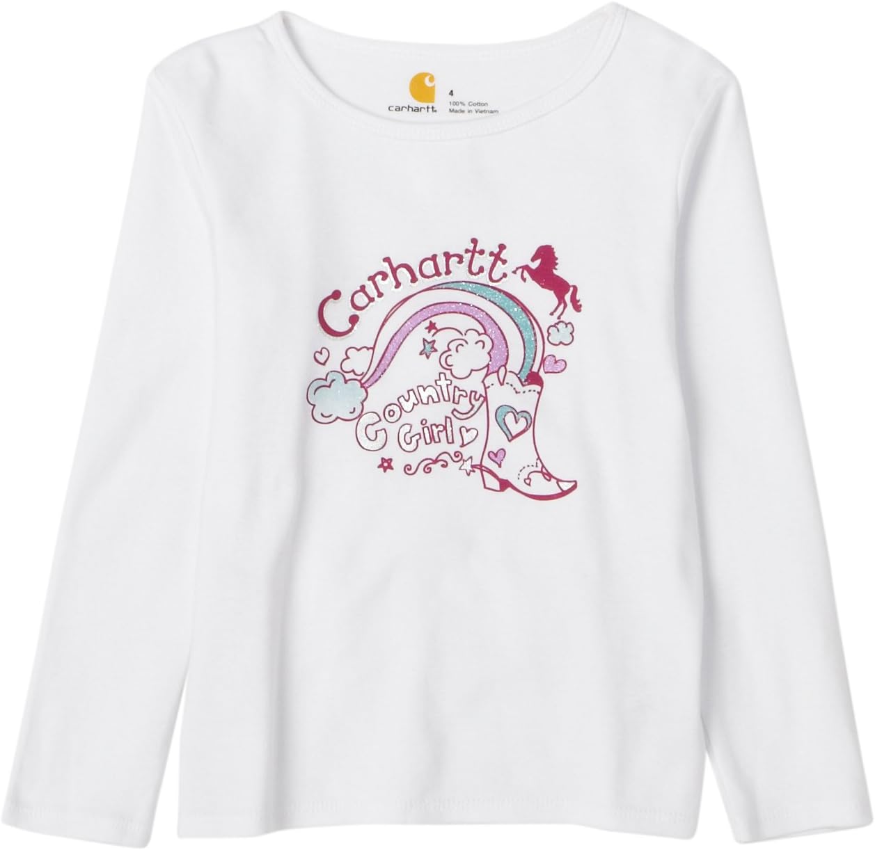 

Футболка Carhartt Girls' Country Girl, White, Белый, Футболка Carhartt Girls' Country Girl, White