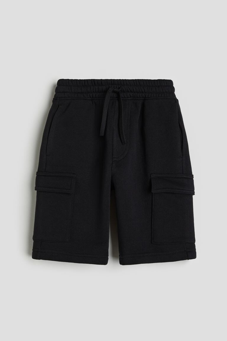 

Грузовые шорты H&M, черный