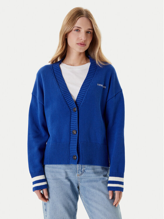 

Кардиган обычного кроя W4BR81 Z3HM1 Guess Jeans, синий