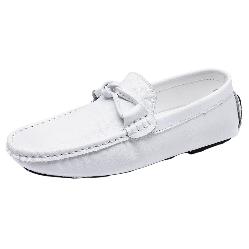 

Kung Fu partners Мужские лоферы черно-бело-коричневые белые, цвет White