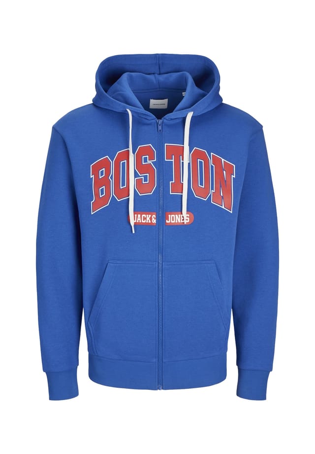 

Куртка Bradley Varsity Hoodie Jack & Jones, синий