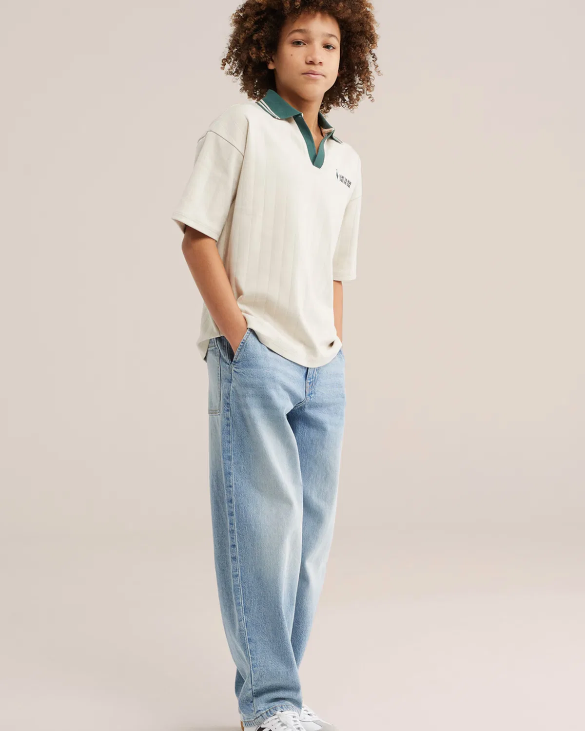 Футболка We Fashion, Cream — фото 4