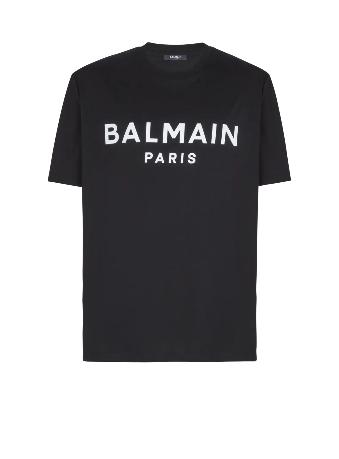 

Футболка с принтом Balmain Paris, темно-синий/черный