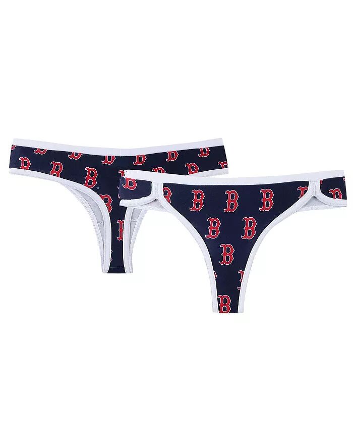 

Женские трикотажные стринги темно-синего цвета Boston Red Sox со сплошным принтом Concepts Sport, синий