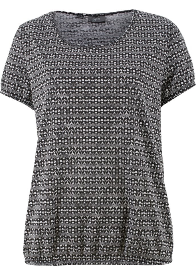 

Рубашка с коротким рукавом Bpc Bonprix Collection, черный