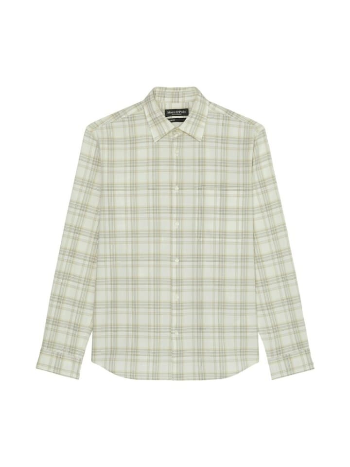 

Рубашка Marc O'Polo Langarmhemd, цвет multi- cotton white