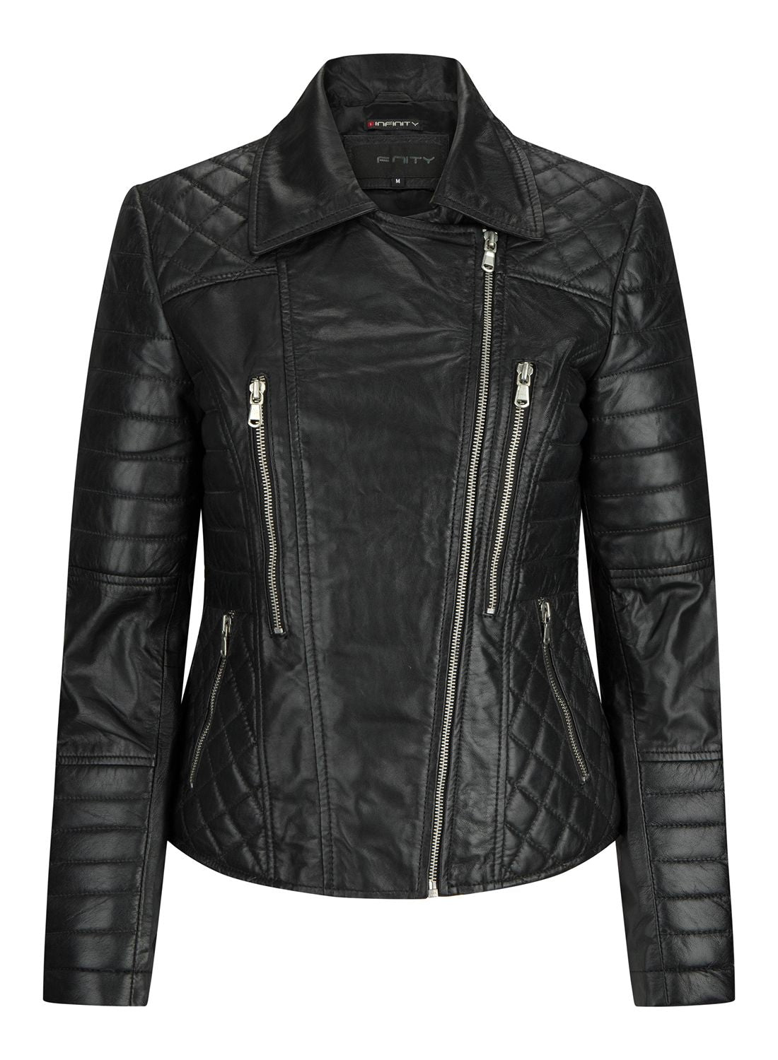 

Кожаная куртка Biker Rock Slim Fit TruClothing, черный