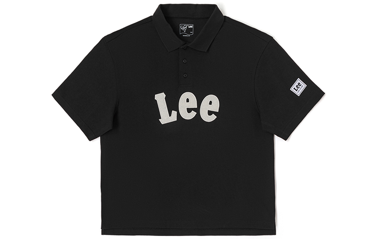 

Lee Унисекс поло черное