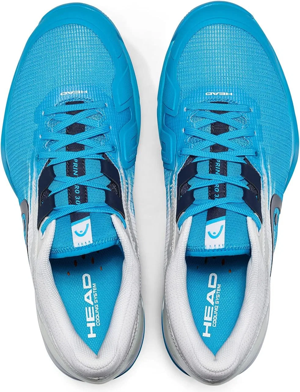Мужские теннисные кроссовки HEAD Sprint Pro 3.0 Clay Ocwh, Ocean Blue White — фото 4