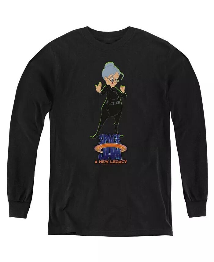 

Молодежная толстовка Granny Matrix с длинным рукавом Space Jam 2, черный