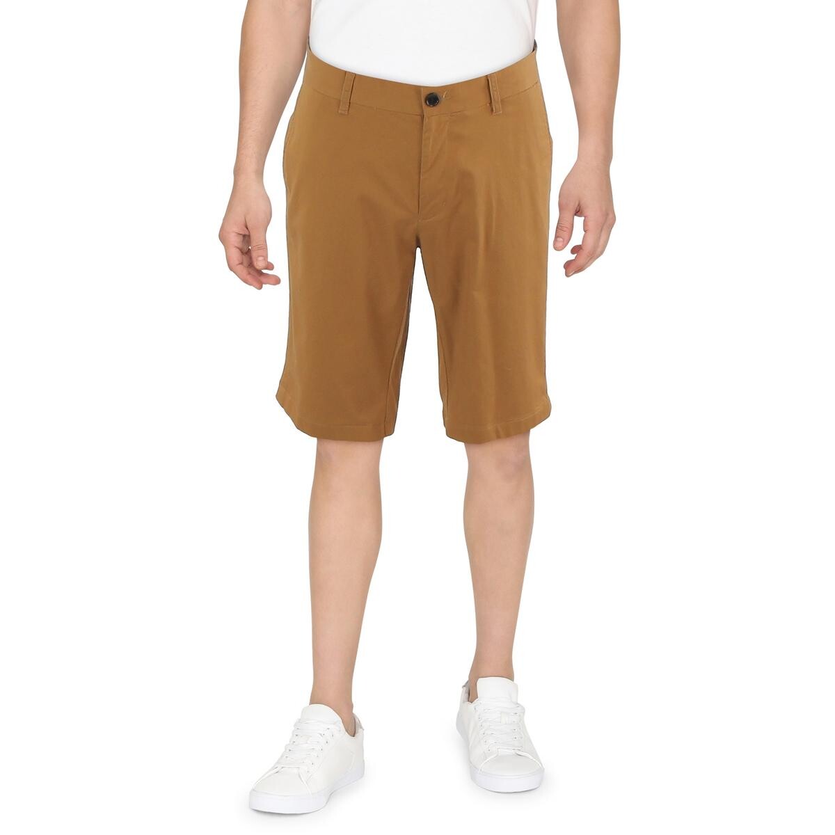 

Мужские однотонные шорты цвета хаки выше колена Ben Sherman, цвет Tan
