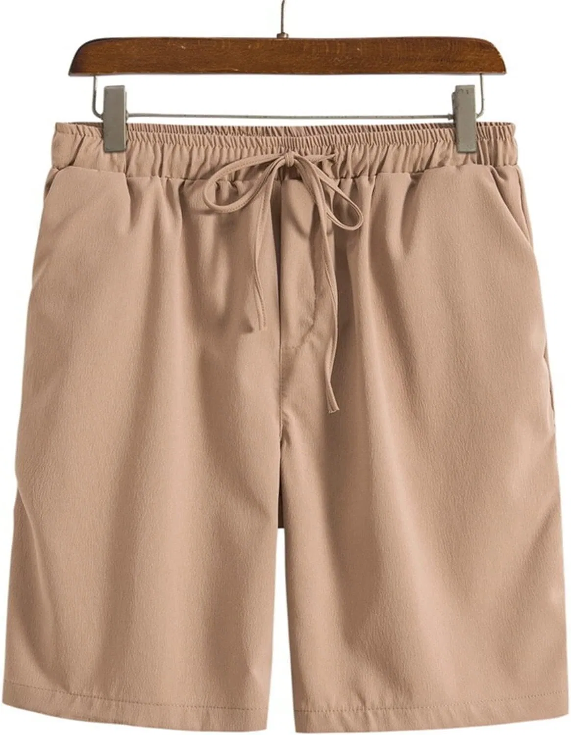 Шорты Active из хлопка и льна, Generic, Khaki — фото 3