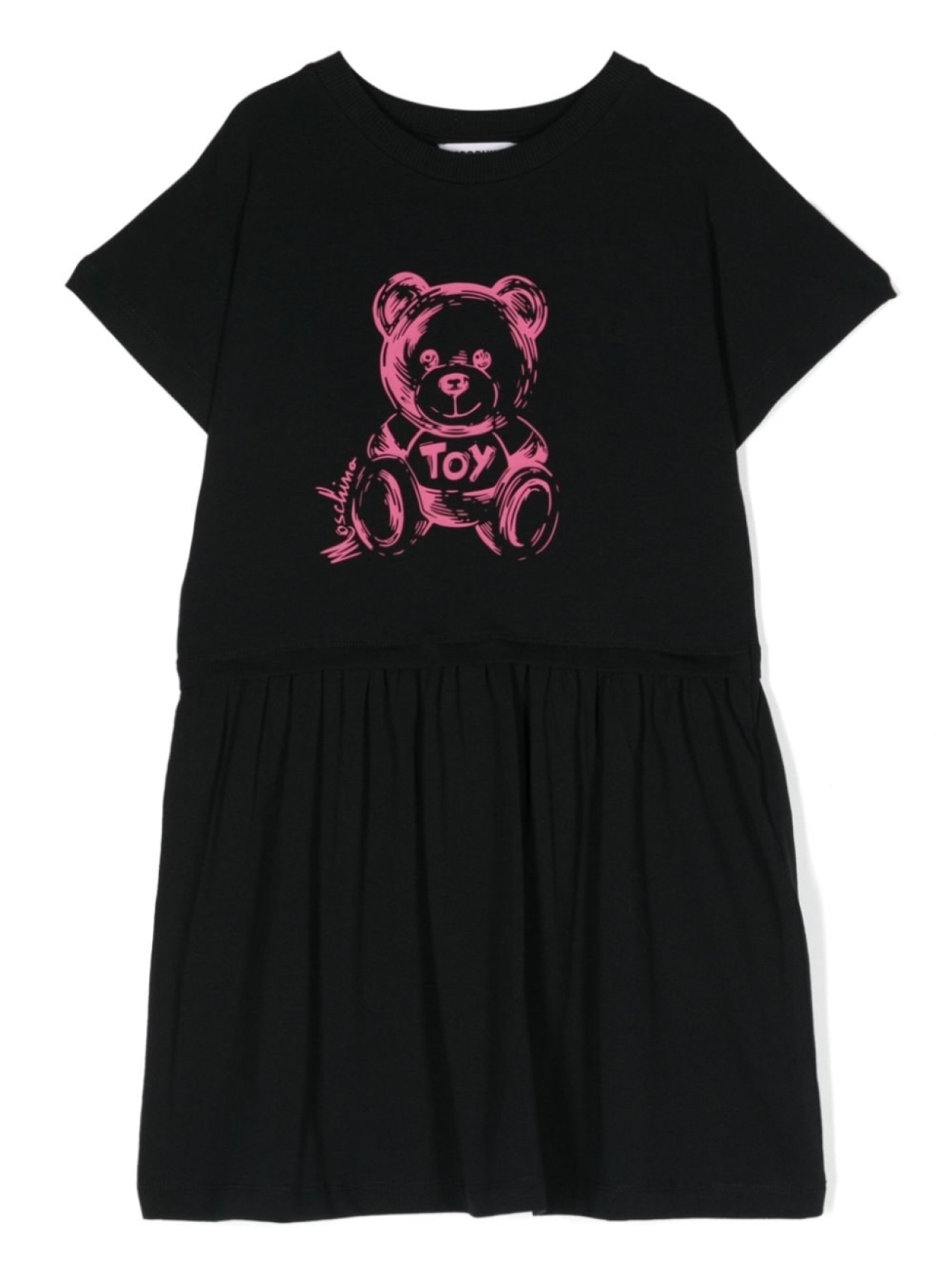 

Moschino Kids платье с принтом Teddy Bear, черный