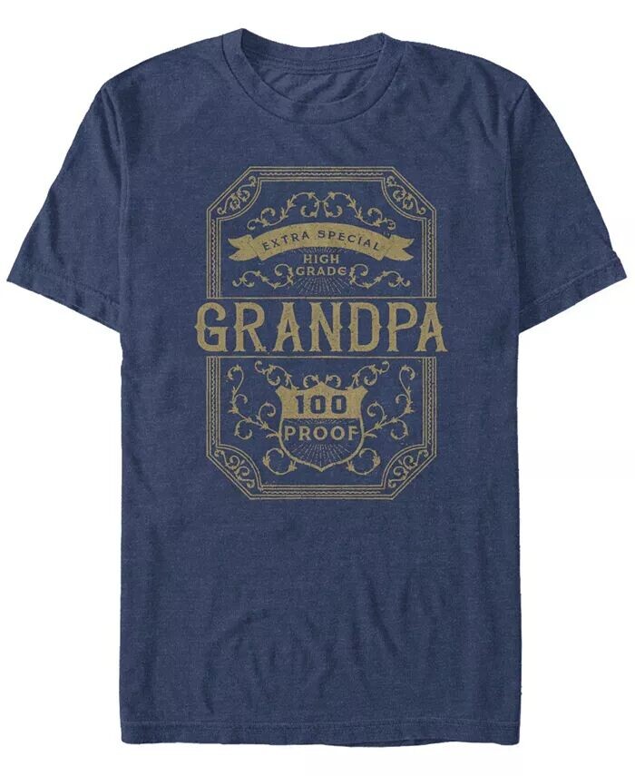 

Мужская футболка с коротким рукавом с надписью Grandpa Bar Label Fifth Sun, синий