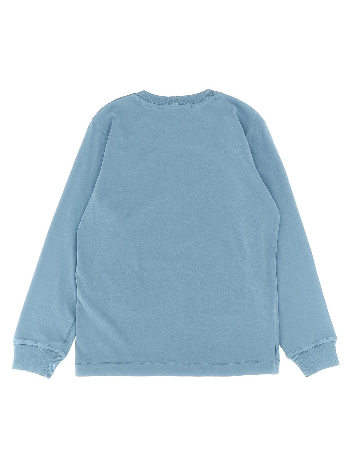 Футболка с нашивкой-логотипом Stone Island Junior, голубой — фото 2