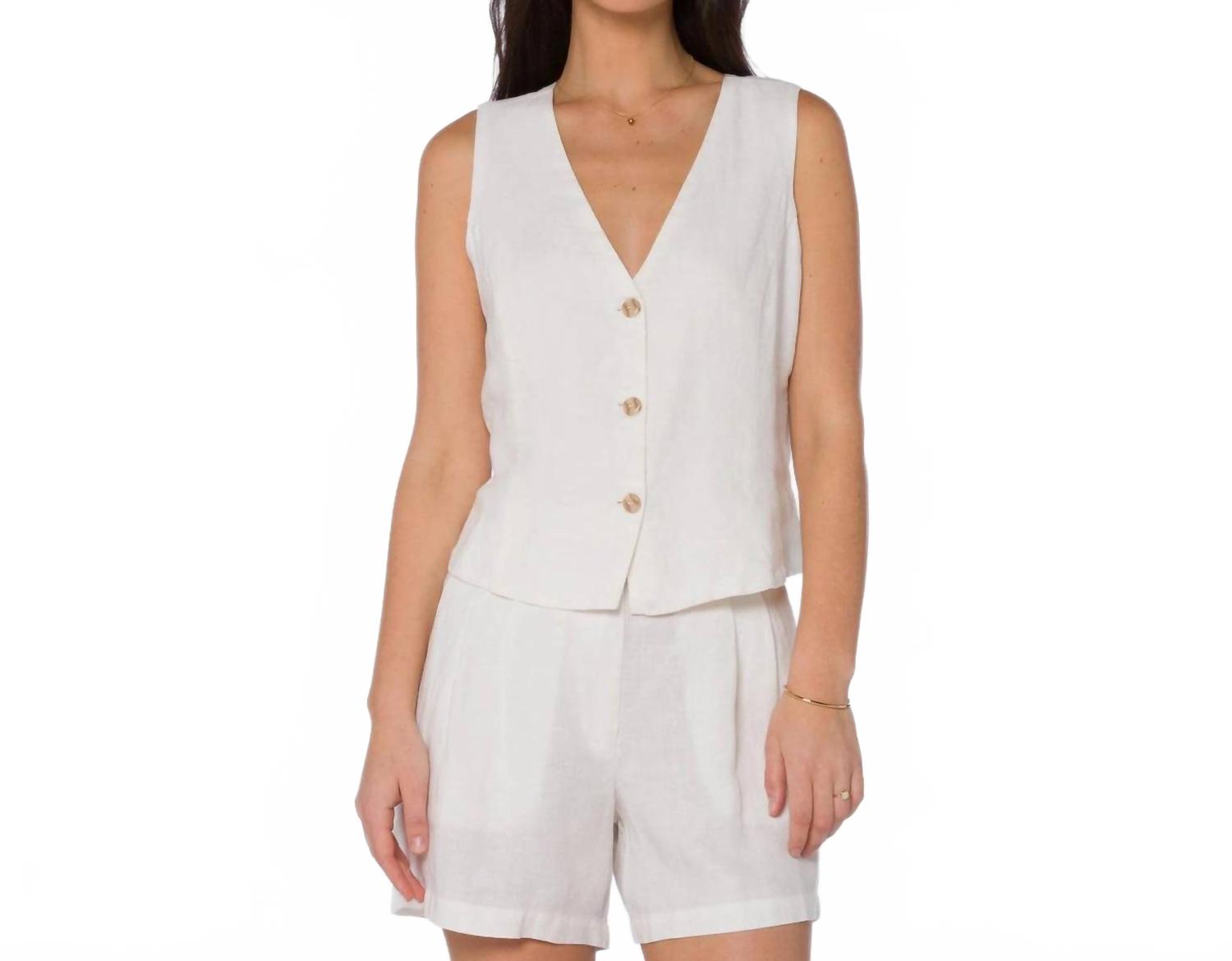 

Льняной жилет Dellis пшеничного цвета Velvet Heart, Wheat