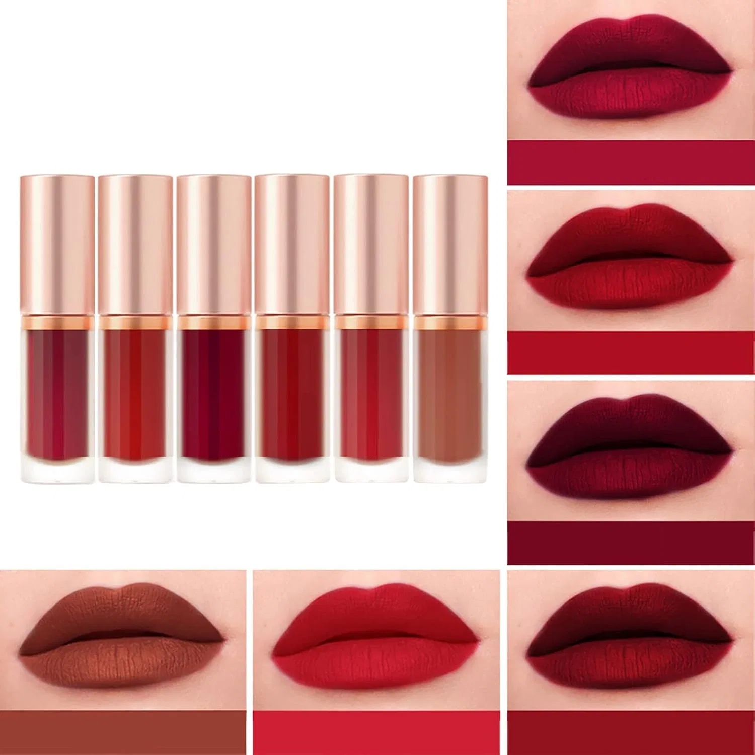 Набор блесков для губ Velour Lip Gloss Generic, 12 мл, цвет b — фото 3