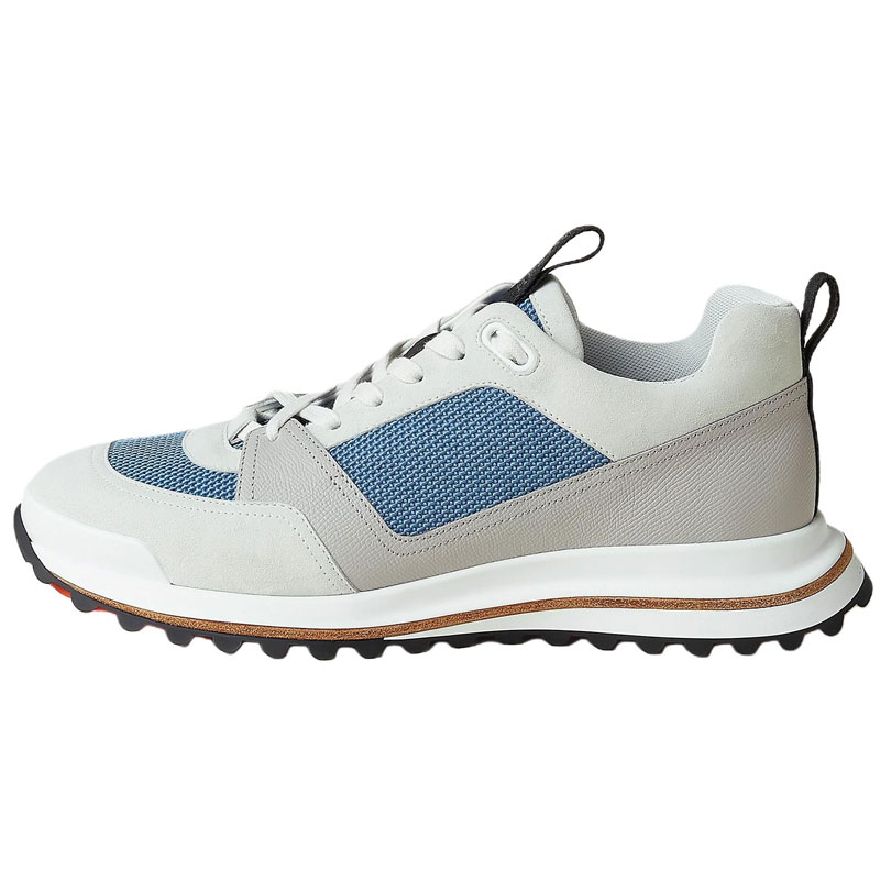 

HERMES Leader Low top Casual Shoes 41cm мужские серо-голубые