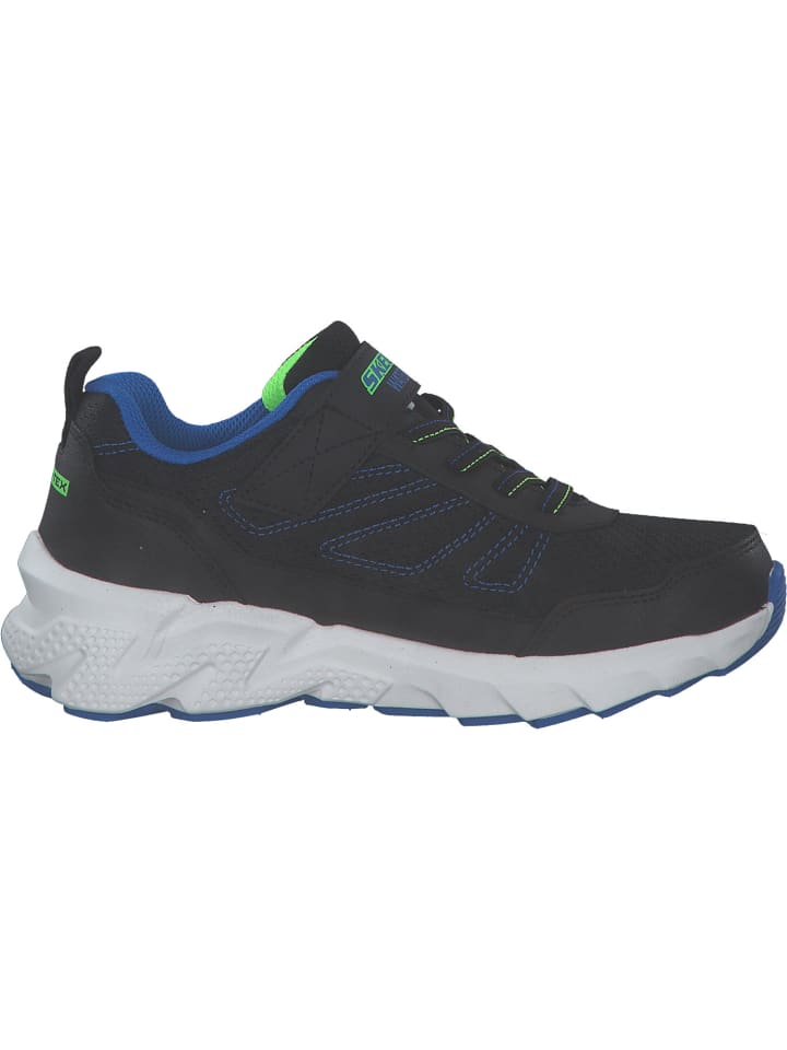 Skechers Кроссовки черного/синего/салатового цвета — фото 3