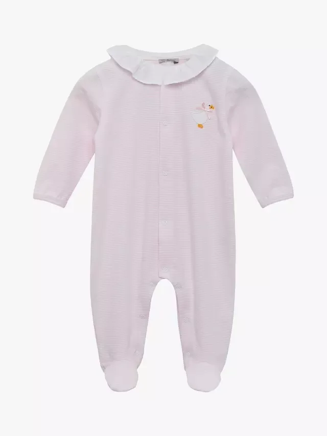 Детский боди Lapinou Baby Jemma из органического хлопка с аппликацией, выполненный из хлопковой ткани Trotters