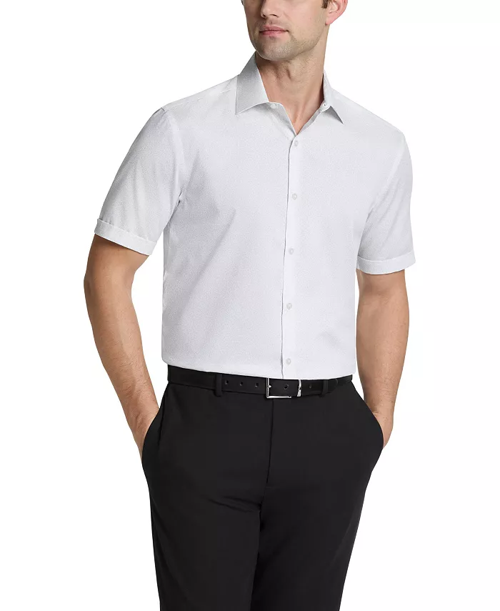 

Мужская классическая рубашка с коротким рукавом Slim Fit Van Heusen, фиолетовый