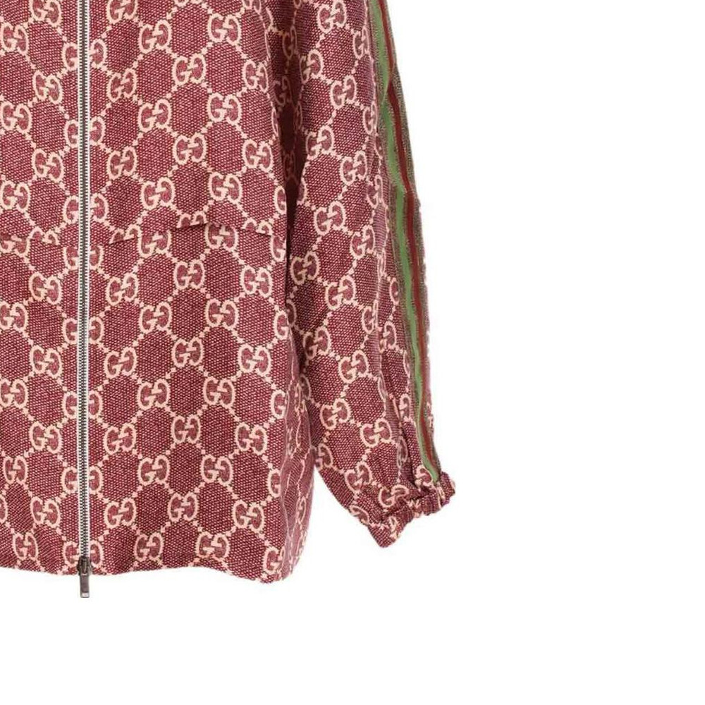 Куртка женская Gucci с узором, красный — фото 4