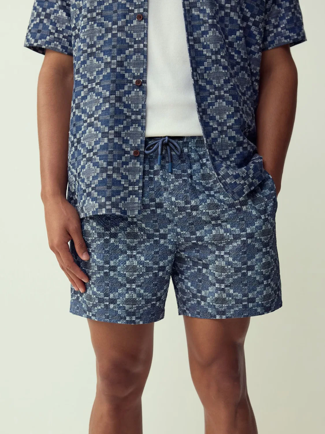 Шорты для плавания 'Навахо' Next, Navy/Indigo/Pastel Blue — фото 2
