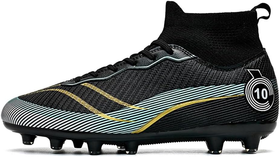 

Высокие спортивные кроссовки VAXAV Unisex, футбольные бутсы с длинными шипами для AG, черный