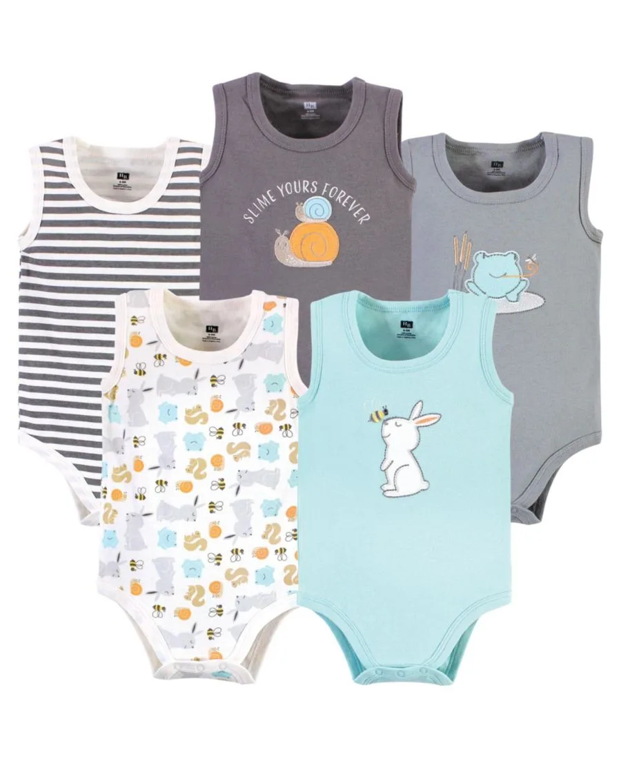 Набор из 5 боди без рукавов Hudson Baby, Bunny And Bee