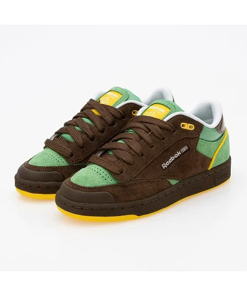 Унисекс кроссовки Club C Bulc Reebok тёмно-зелёные — фото 3