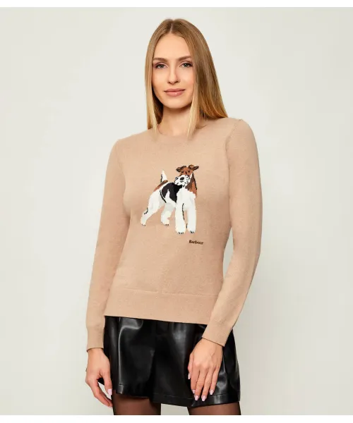 

Свитер Фархэма Slim fit Barbour, бежевый