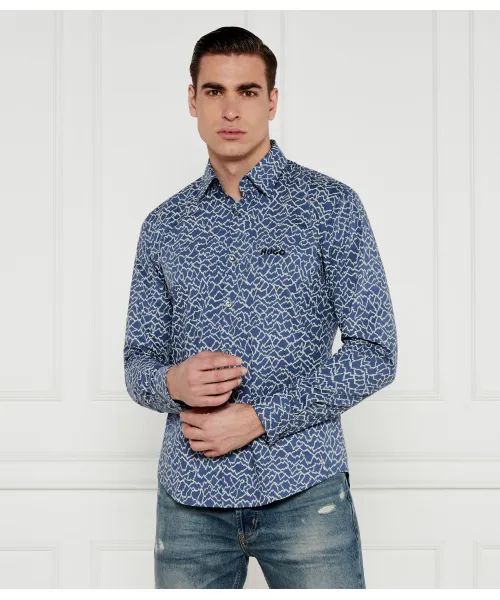 

Рубашка Hermo Slim fit Hugo, синий