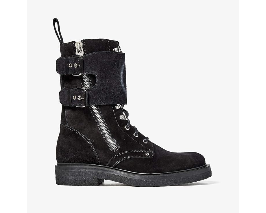 

Ботинки Balmain Nick Suede Ranger Boot, черный