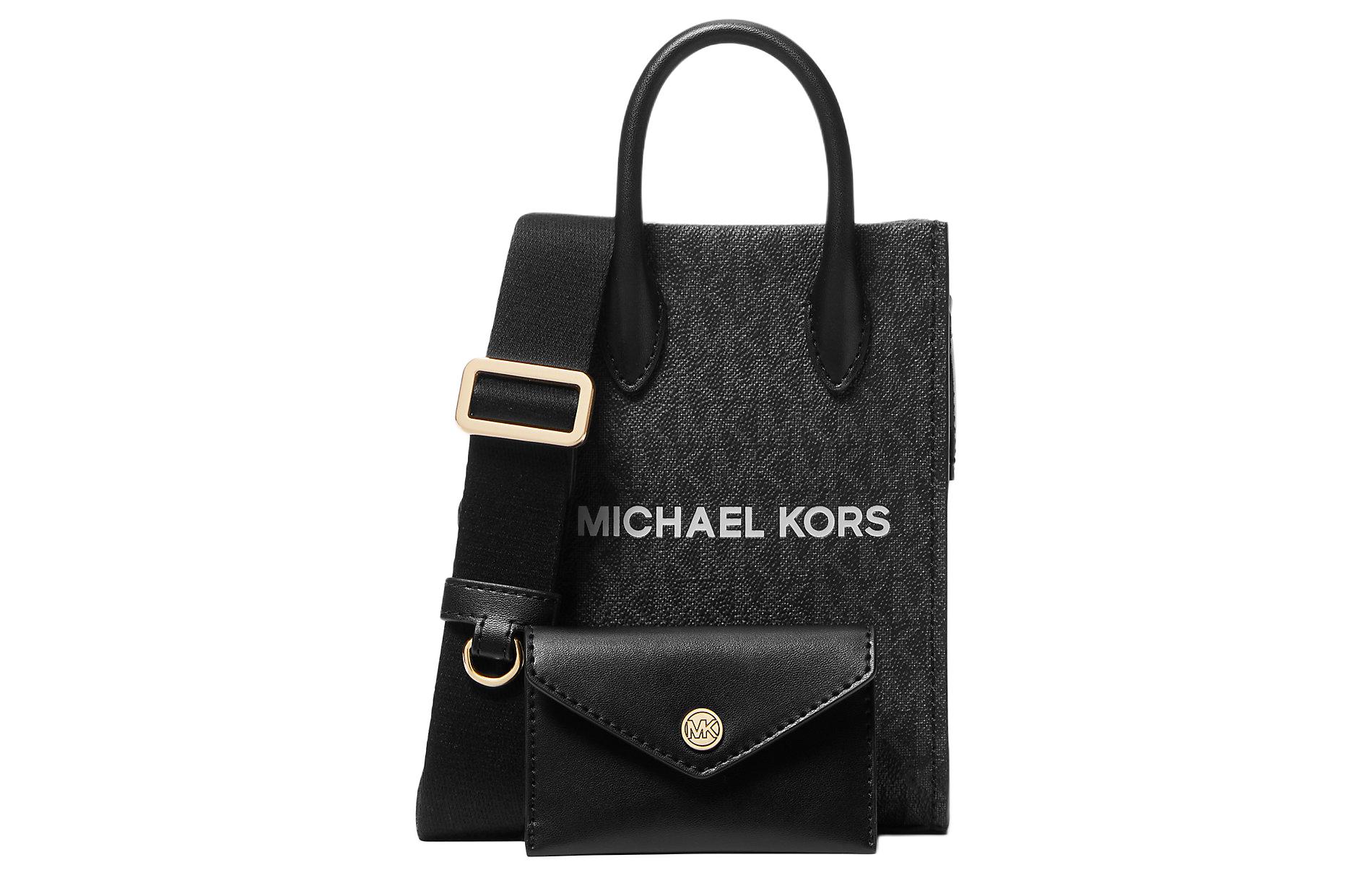 

Сумка Mirella Canvas Combo через плечо миниатюрная женская черная MICHAEL KORS